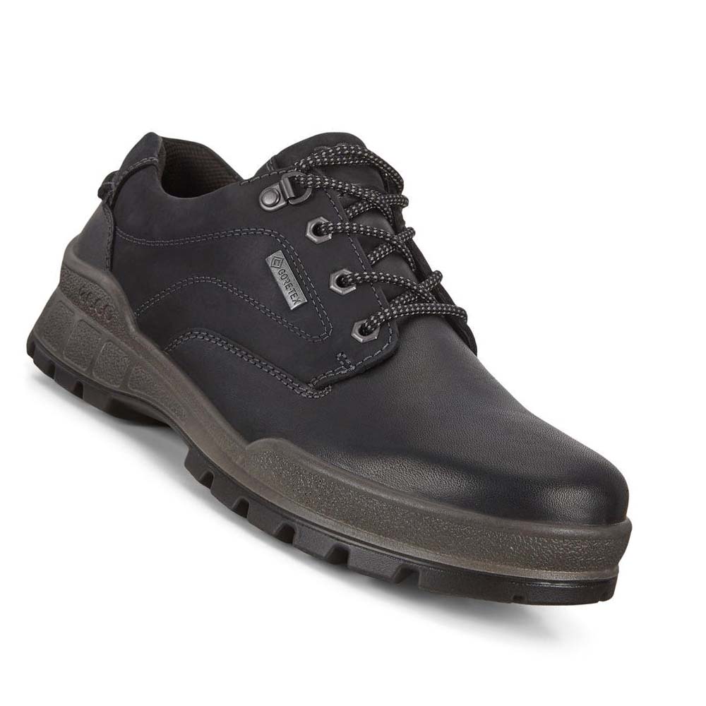 Ecco Track 25 Low Plaintoe Hiking & Trail Herre Svarte | NO 573SGL